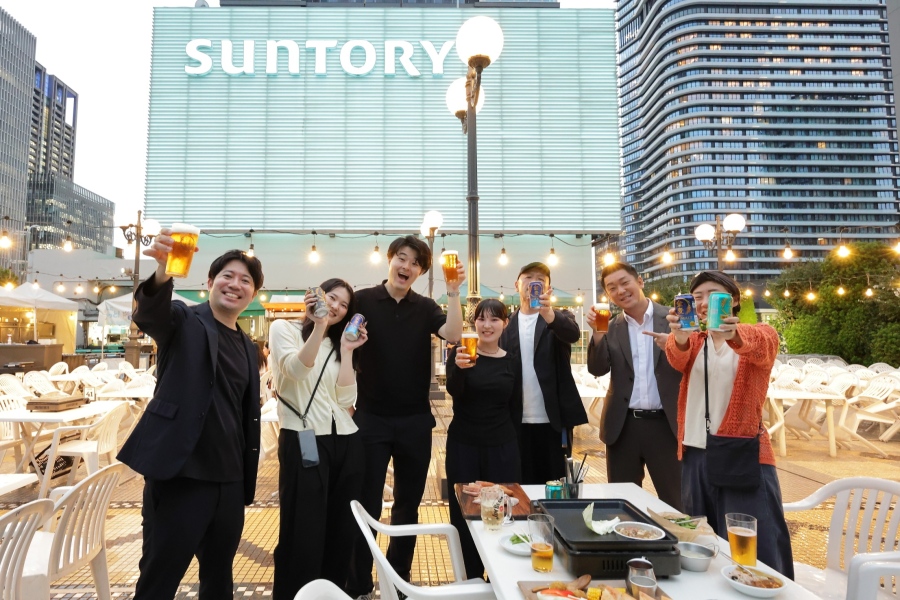 kinmugiR68_2033 | Lmaga.jp 雨上がりの都会のオアシス・ビアガーデンで、新しい「金麦」の試飲会!