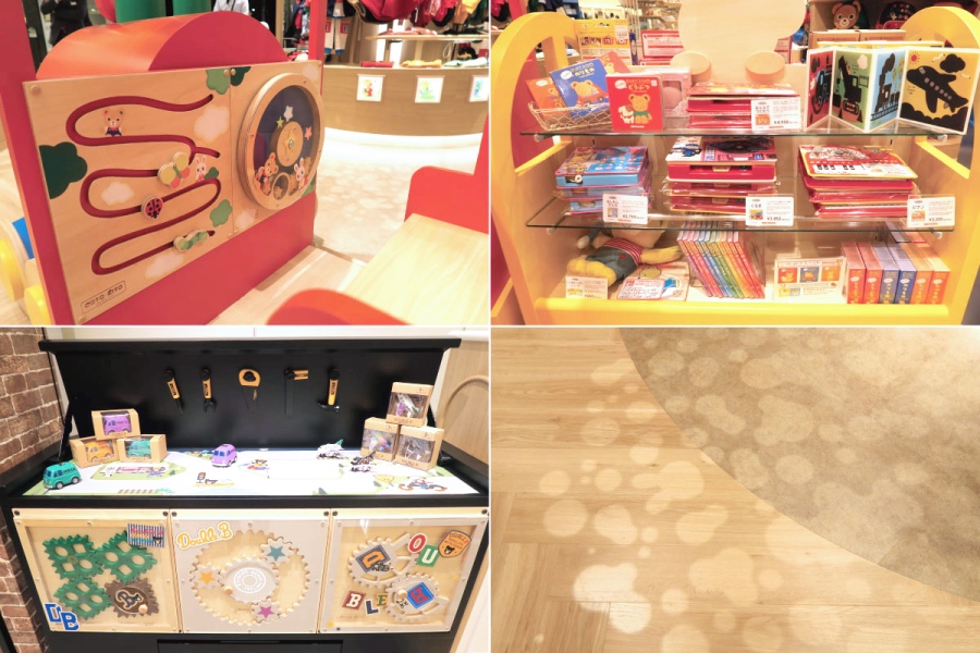 mikihouseharukasu20261019_5 | Lmaga.jp 店内のいたるところに遊び場スポットが登場!(10月17日・ミキハウス近鉄あべのハルカス本店/Lmaga.jp撮影)