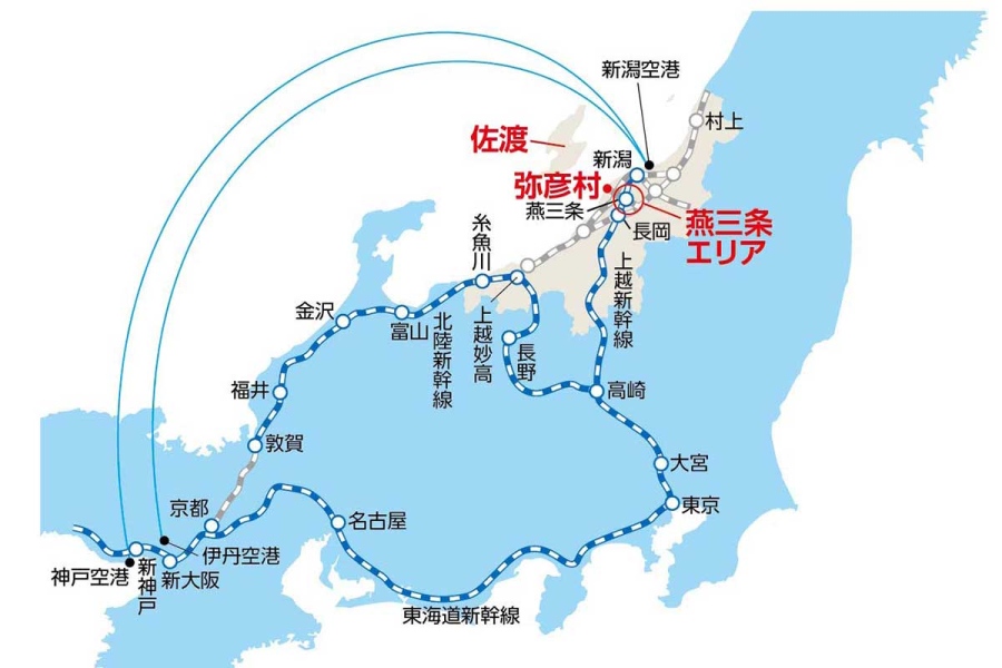 niigata_13niigatamap_1016 | Lmaga.jp 関西から新潟へのアクセス方法