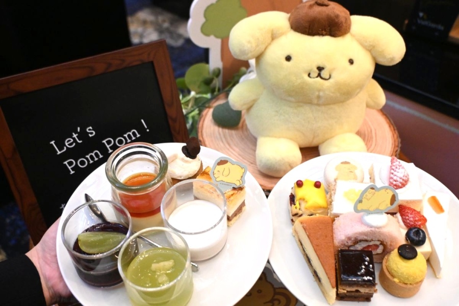 pompom7-3 | Lmaga.jp 「ポムポムプリン コラボレーションスイーツビュッフェ」