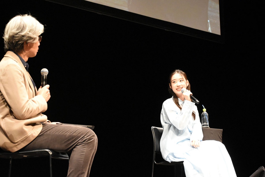 toyotomikyodai_asahi_okazaki2 | Lmaga.jp 『豊臣兄弟!』パブリックビューイングイベントに登壇したあさひ役・倉沢杏菜 (C)NHK