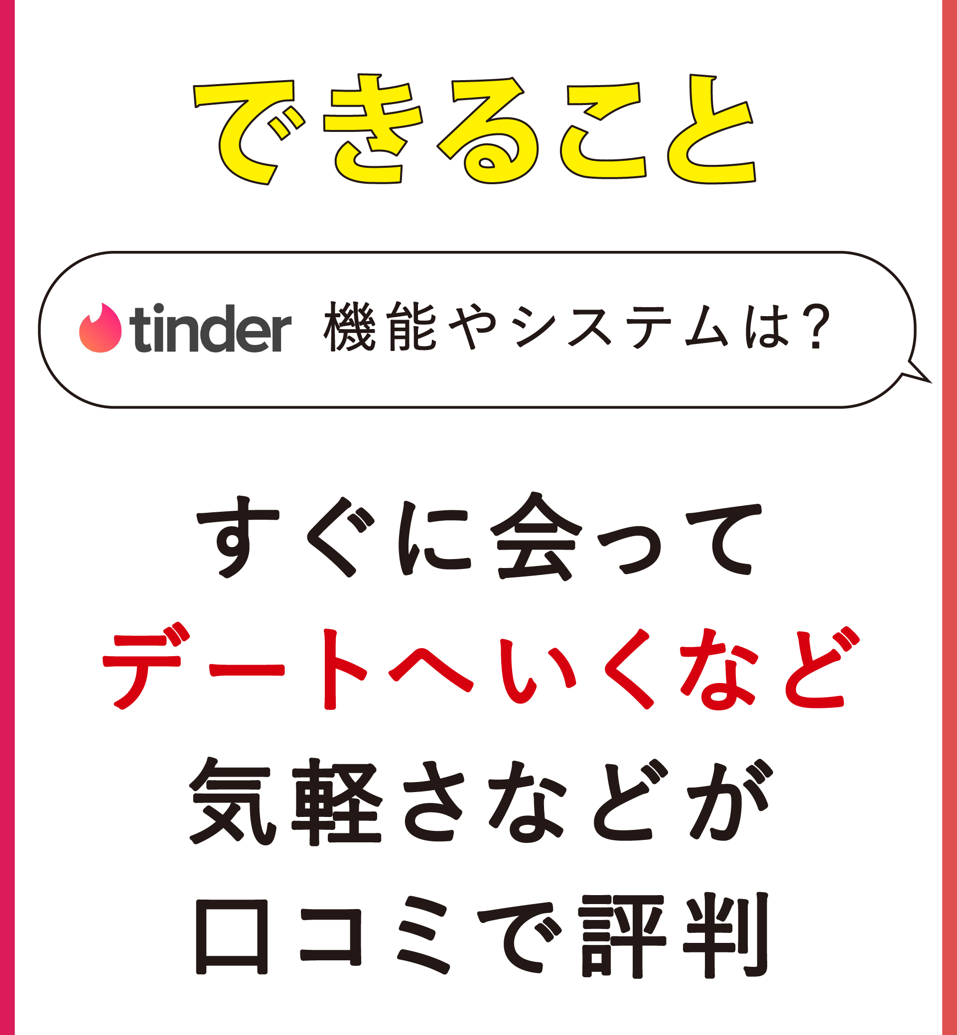 Tinder（ティンダー）はやばい？使い方から料金・課金の方法｜口コミ評判も全て教えます